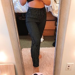 Vintage High Waisted Striped Pants!